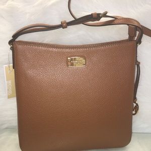 Michael Kors Jet Set Large Messenger Bag LEATHER